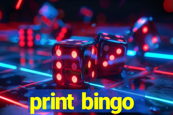 print bingo